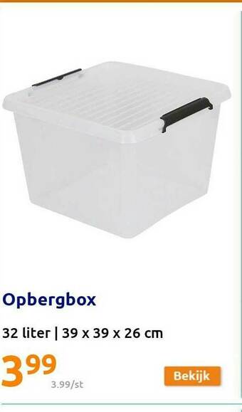 Action Opbergbox aanbieding