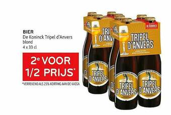 Alvo Bier De Koninck Tripel D Anvers Blond aanbieding