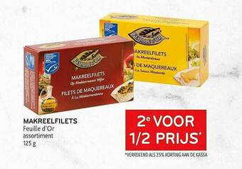 Makreelfilets Feuille D Or