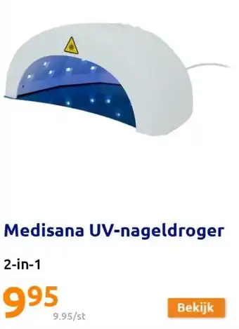 Action Medisana UV-nageldroger 2-in-1 aanbieding