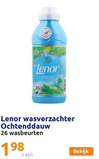 Action Lenor wasverzachter Ochtenddauw aanbieding