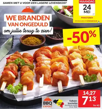 Intermarché Kalkoen brochettes 1 kg aanbieding