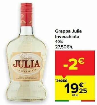 Grappa julia invecchiata