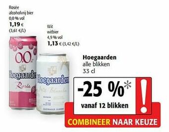 Colruyt Hoegaarden alle blikken aanbieding