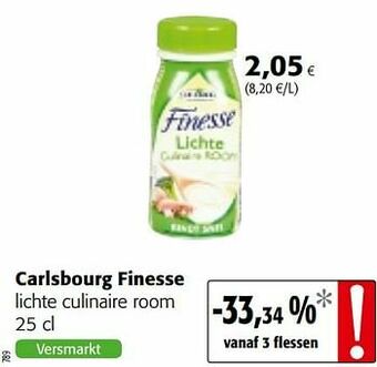 Colruyt Carlsbourg finesse lichte culinaire room aanbieding