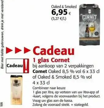 Colruyt Cornet oaked of oaked + smoked aanbieding