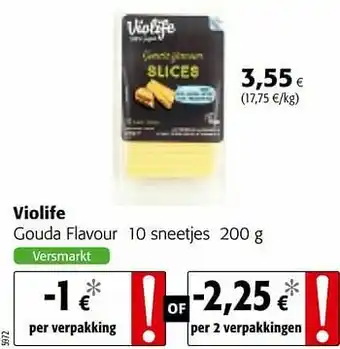Colruyt Violife gouda flavour aanbieding