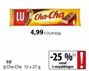 Colruyt Lu cha-cha aanbieding