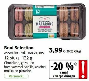 Colruyt Boni selection assortiment macarons aanbieding
