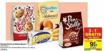 Carrefour Pan di stelle mulino bianco aanbieding