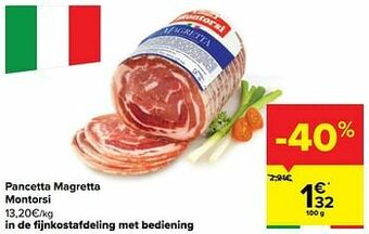 Carrefour Pancetta magretta montorsi aanbieding