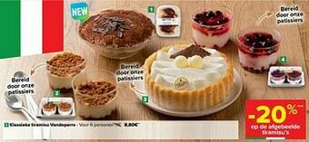 Carrefour Klassieke tiramisu vandeparre aanbieding