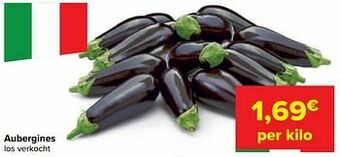 Carrefour Aubergines aanbieding