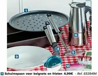 Schuimspaan voor beignets en frieten