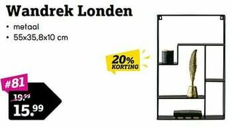 Leen Bakker Wandrek londen aanbieding