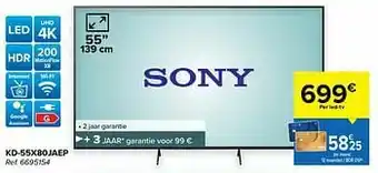 Sony kd-55x80jaep