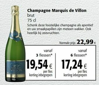 Colruyt Champagne marquis de villon brut aanbieding