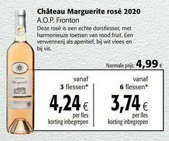 Château marguerite rosé 2020 a.o.p. fronton