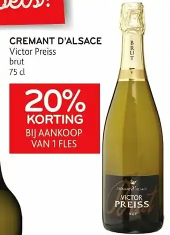 Cremant d'alsace 75cl