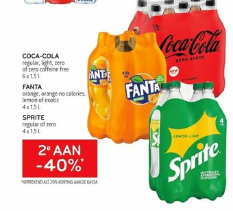Alvo Coca-cola, fanta, sprite aanbieding