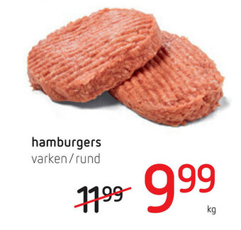 Spar Hamburgers aanbieding