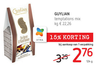Spar Guylian 124g aanbieding