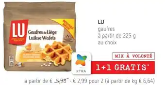 Spar LU 225g aanbieding