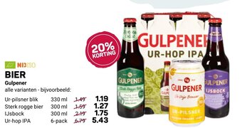 Ekoplaza Bier Gulpener aanbieding