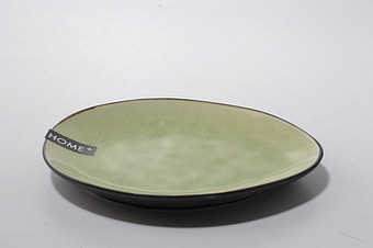 Makro Home+ Bord ovaal Senses Ø 20 cm groen aanbieding
