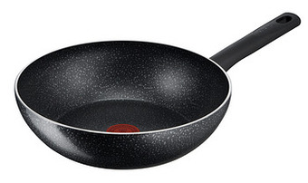 Makro Tefal Wokpan Brut Ø 28 cm zwart aanbieding