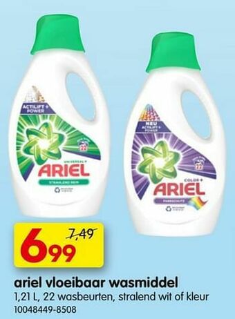 Yess Ariel vloeibaar wasmiddel aanbieding