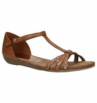 Torfs Tamaris Cognac Sandalen aanbieding