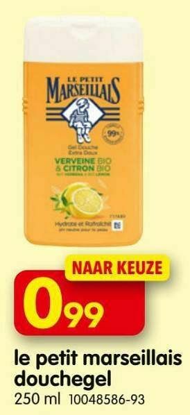 Yess Le petit marseillais douchegel aanbieding