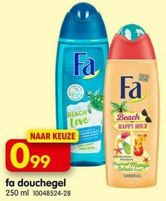 Yess Fa douchegel aanbieding