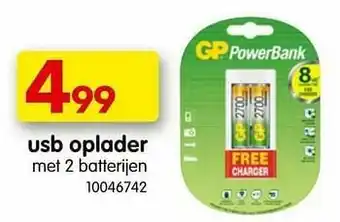 Usb oplader