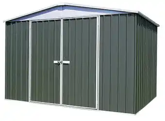 Makro Metalen tuinhuis Regent 300 x 366 x 206 cm grijs aanbieding