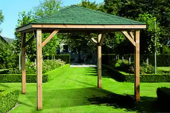 Makro Paviljoen 350 x 350 cm aanbieding