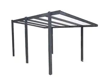 Carport aluminium recht 400 x 600 cm