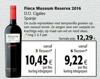 Colruyt Finca museum reserva 2016 d.o. cigales spanje aanbieding