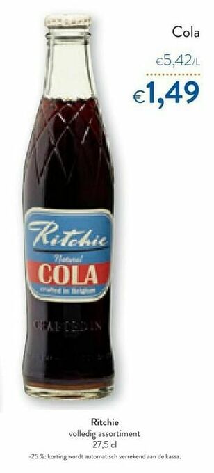 OKay Ritchie cola aanbieding