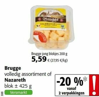 Colruyt Brugge jong blokjes aanbieding