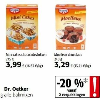 Colruyt Dr. oetker alle bakmixen aanbieding
