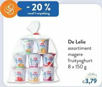OKay De lelie magere fruityoghurt aanbieding
