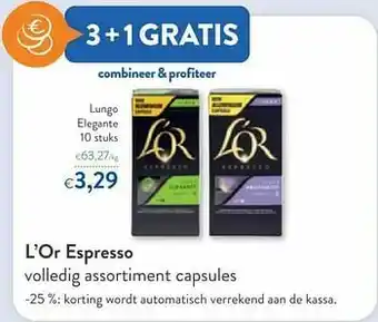 L`or espresso lungo elegante