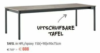 BE-Okay Tafel aanbieding