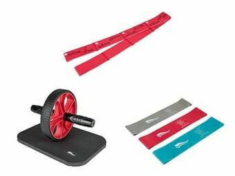 Lidl CRIVIT® Stretchband, buikspiertrainer of fitnessbandset aanbieding