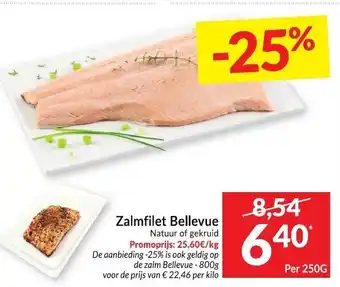 Intermarché Zalmfilet Bellevue 250gr aanbieding