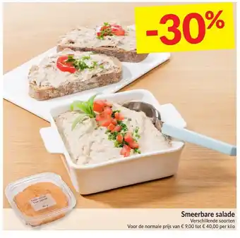 Intermarché Smeerbare salade 1kg aanbieding