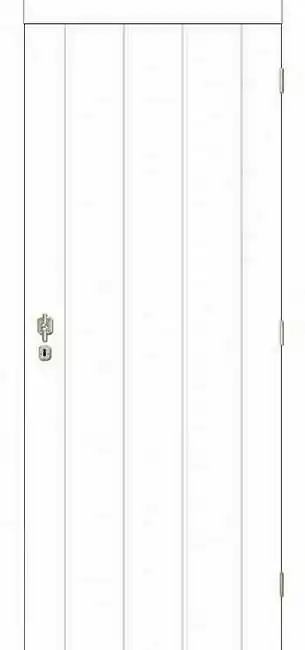 Zelfbouwmarkt Complete Schilderdeur Moderne Verticale 730mm Tubespaan aanbieding