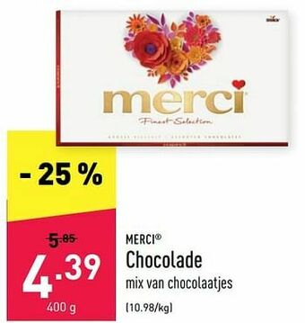 ALDI Chocolade aanbieding
